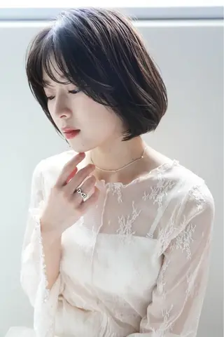 ショート オリーブ🫒レイヤー /平尾/りの‎🤍のヘアスタイル