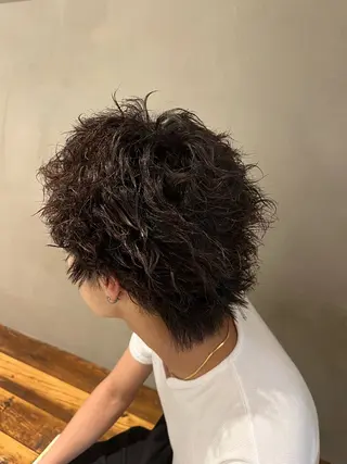 ショート パーマ 和 真のヘアスタイル