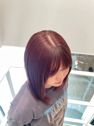 カラー 近藤 奏音のヘアスタイル
