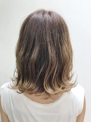 ミディアム カラー 池田 雄太 ✨美髪縮毛矯正✨のヘアスタイル