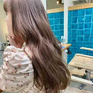 ロング カラー パーマ美容師 hanaのヘアスタイル