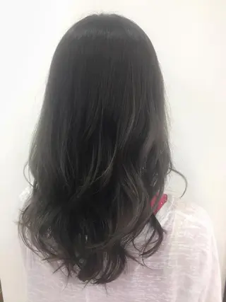 ロング 中村 卓也のヘアスタイル