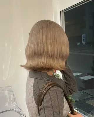 ミディアム 艶髪カラー✨ misaki .のヘアスタイル