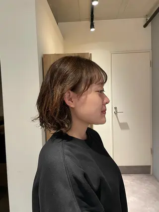 ショート 葉月/ボブ/ 透明感カラー／中目黒のヘアスタイル