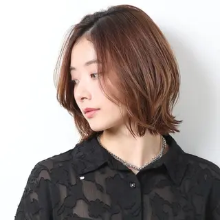 カラー ショート 自由が丘×似合わせ ディレクター枦山大将のヘアスタイル