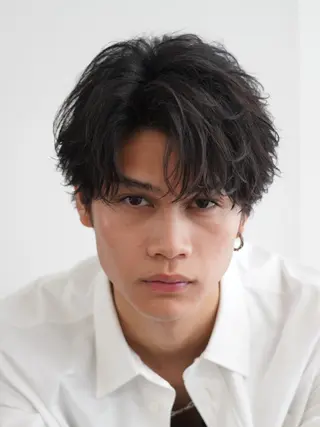 パーマ メンズ fifth 原宿 波巻きパーマイノウエのヘアスタイル