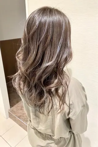 ロング カラー 横山 直輝のヘアスタイル