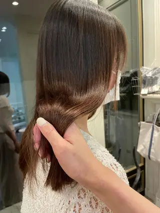 ミディアム パーマ classic 新横浜所属・大人girly🛋️ 🤍yukakoのヘアスタイル