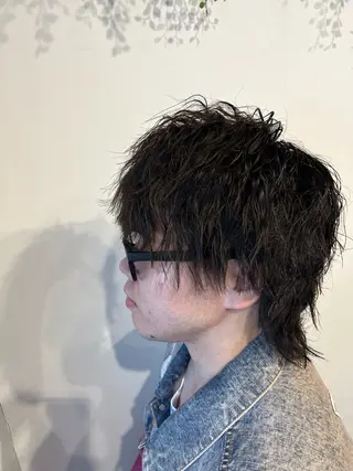 ショート パーマ メンズ 朝5分でキマる 村上陸のヘアスタイル