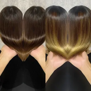 ミディアム 杉野/髪質改善 Zina博多店長のヘアスタイル