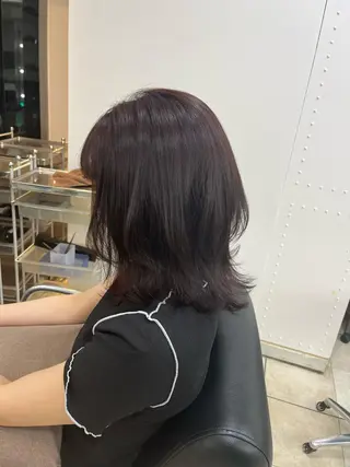 セミロング 韓国レイヤー×モテ髪 /MITSUKI🤍のヘアスタイル