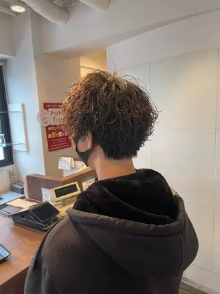 ショート パーマ メンズ メンズスタイル /メンズパーマ/須藤のヘアスタイル