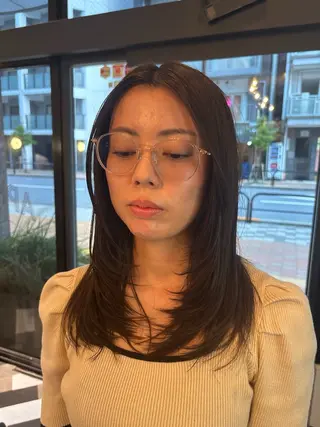 ロング 🫧透明感カラー松浦 元海のヘアスタイル