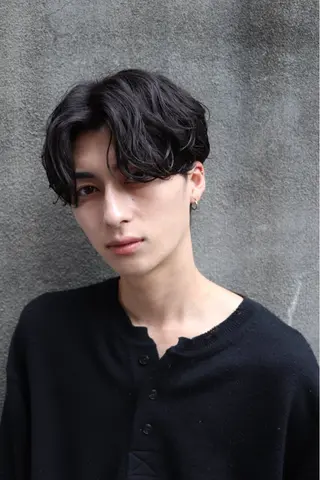 ショート パーマ メンズ 亀井隆汰/メンズ専門 パーマ特化美容師のヘアスタイル