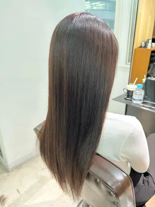 ロング 🩵縮毛矯正  髪質 改善 美髪🩵のヘアスタイル