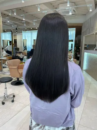 ロング カラー パーマ ヘアアレンジ GRAND OMOTESANDOのヘアスタイル