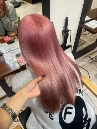 ミディアム カラー VIEW NEO【 ビュー ネオ】所属・〖 艶髪カラー 〗 ブリーチ⌇妃菜🎀のヘアスタイル