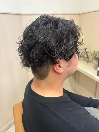 パーマ メンズ ゆるふわパーマ🌼 アレンジ🌼リョウカのヘアスタイル