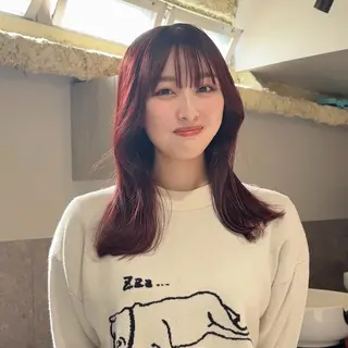 ミディアム カラー The Path ARENのヘアスタイル