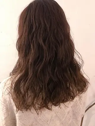 ロング パーマ enne /YUI🥣のヘアスタイル