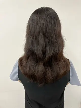 ロング カラー ヘアアレンジ 🫧透明感ラベンダー 似合わせ🫧あい🫧のヘアスタイル