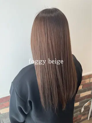 ロング カラー ボブ🍊暖色カラー 浅草【Bob美容師】のヘアスタイル