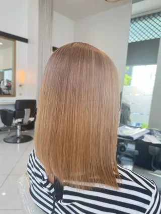 ミディアム カラー 【似合わせカラー】 西口嶺河のヘアスタイル