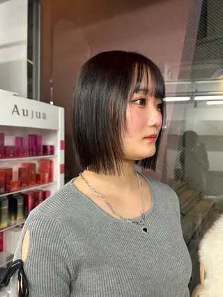 ショート pia/リサコ ボブ/縮毛のヘアスタイル