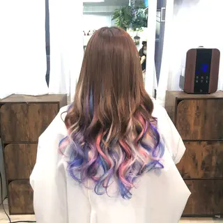 ロング カラー ヘアアレンジ リピート指名no.1 /ruiのヘアスタイル