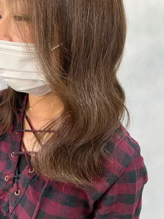 ミディアム u n aのヘアスタイル