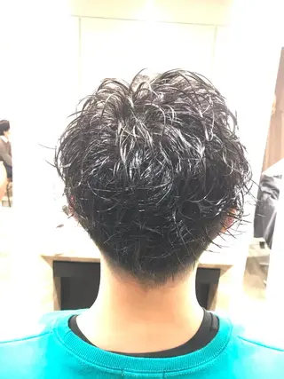 ショート パーマ メンズ 12月限定クーポン 💕大量更新ブリーチのヘアスタイル