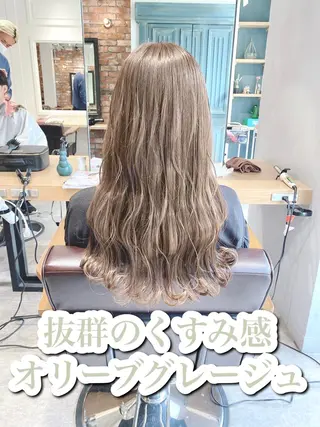 ロング カラー 艶髪カラー 渡辺岳也のヘアスタイル