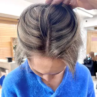 ショート カラー メンズ バレイヤージュ/ シャドウルーツ/安室のヘアスタイル
