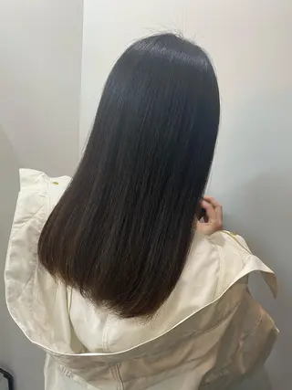 セミロング aoi ♡グレージュ ・ベージュカラーのヘアスタイル