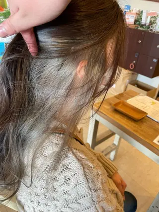 ロング カラー 美容室 Jフィドルファドル所属・わきた かずなのヘアスタイル