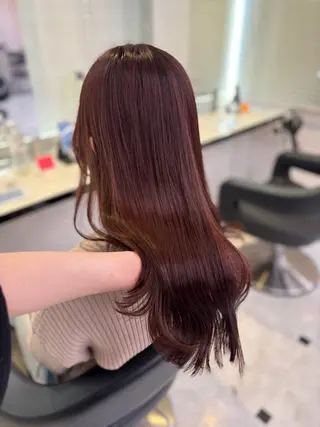 ロング カラー 💙ハイトーン韓国風 色白ヘア💙manaのヘアスタイル