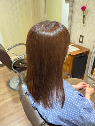 セミロング カラー アンフール所属・amfoule KAI モデル募集中のヘアスタイル