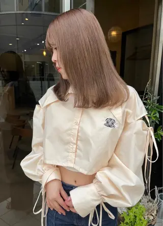 ロング Juri /暖色カラーのヘアスタイル