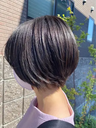 ショート カラー 🎧パーソナルケア/ 透明感カラー/ミユのヘアスタイル