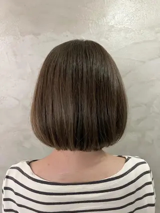 ミディアム カラー FUJINO RYOのヘアスタイル