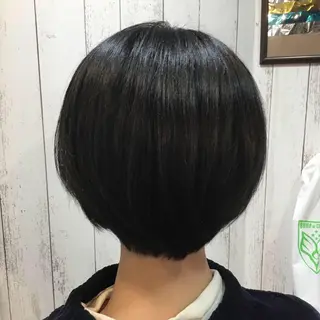ショート カラー パーマ 金崎 新吾のヘアスタイル