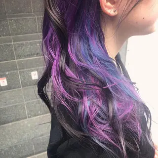 ロング カラー 原宿サロン代表 デザインカラー伊藤卓のヘアスタイル