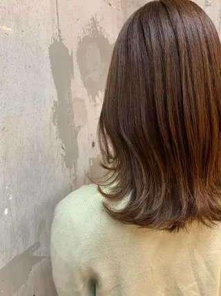 ミディアム カラー 🎀ハイトーン/レイ ヤー/Reina🎀のヘアスタイル