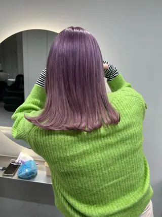 カラー 艶ブリーチ/表参道 ハイトーン /実乃梨のヘアスタイル