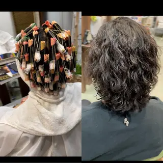 ミディアム パーマ メンズ share salon　SCENA所属・堤太志 メンズパーマ特化のヘアスタイル