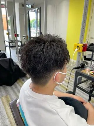 ショート パーマ メンズ 【メンズ特化】岩瀬 武【メンズパーマ】のヘアスタイル