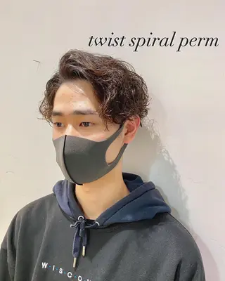 パーマ メンズ 高橋胡桃🪽 ディレクターのヘアスタイル