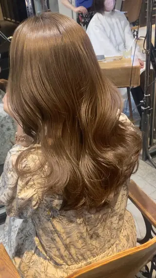 ロング 韓国レイヤー/透明感 カラー🦋mioのヘアスタイル