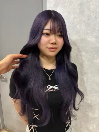 ロング カラー 🌐NATSUMI 🌐【寒色カラー】のヘアスタイル