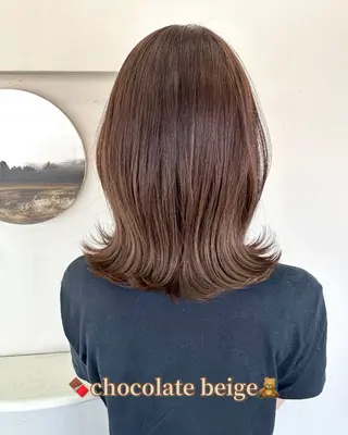 ミディアム カラー ビューティー　クララ所属・🌈miu miu hair✂️💕のヘアスタイル